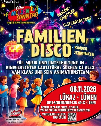 Familiendisco • 08.11.26 • Lükaz, Lünen