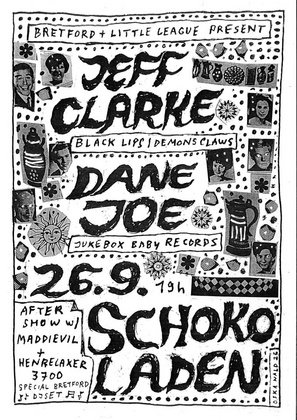 JEFF CLARKE (black lips/demons claws) & DANE JOE (jukebox baby records)
