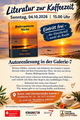 LITERATUR ZUR KAFFEEZEIT mit Bettina Döblitz
