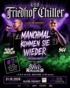 4.9.0 Friedhof Chiller - Release Party mit: Starke Raucher, O.G.P, Basstard, G.Ko und mehr!
