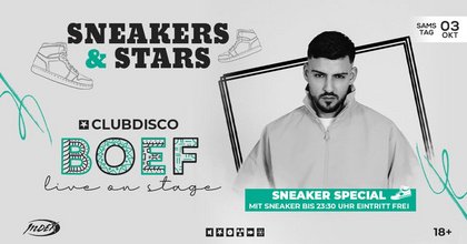 SNEAKERS & STARS – BOEF live | 18+ | CLUB INDEX | SCHÜTTORF