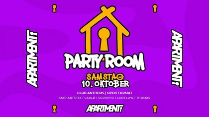 Party Room - Samstag, 10.10.2026