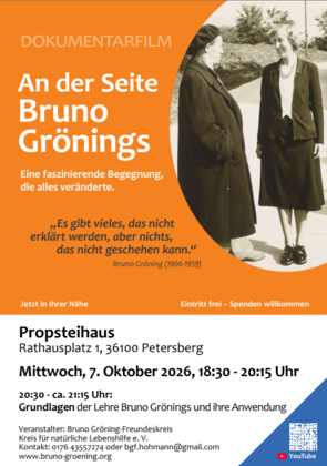 Petersberg. Dokumentarfilm "An der Seite Bruno Grönings"