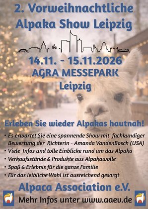 2. Vorweihnachtliche Alpaka Show Leipzig