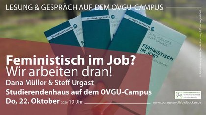 Lesung & Gespräch: Feministisch im Job? Wir arbeiten dran!
