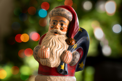 Der Nikolaus besucht die Bibliothek