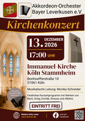 Akkordeon Orchester Bayer Leverkusen zu Gast in der Immanuelkirche