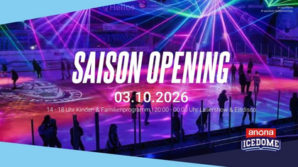 Eisdisco & Lasershow | SAISON-OPENING im anona ICEDOME