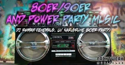 80er/90er Party und Party Power Music mit DJ Roman - Mainfloor