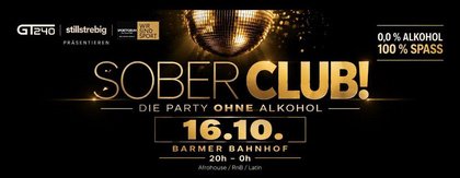 Sober Club ! Die Party ohne Alkohol