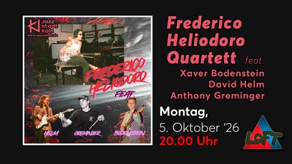 Frederico Heliodoro Quartett feat. Bodenstein · Helm · Greminger