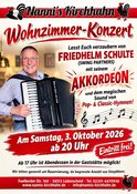 Wohnzimmer-Konzert mit FRIEDHELM SCHULTE und seinem AKKORDEON
