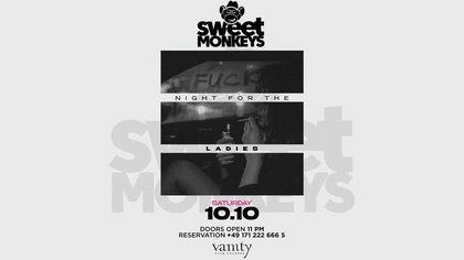 SWEET MONKEYS 'Night For The Ladies' c/o Vanity Club Cologne