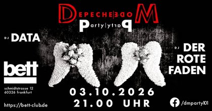 Depeche Mode Party // Das Bett, Frankfurt // Das Original mit DJ DRF & DJ DATA