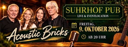Acoustic Bricks live im Suhrhof Pub