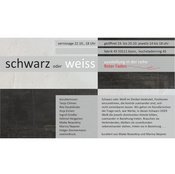 Schwarz oder Weiß - Ausstellung aus der Reihe Roter Faden