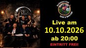 “CRAZY MOON“ Live am 10.10.2026 ab 20:00 Uhr - Eintritt frei