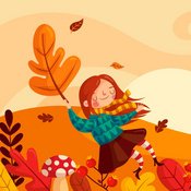 Herbst-Spieltisch für Kinder und Familien