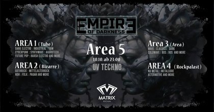 SAMSTAG - E:O:D Vol. 56 AC / Gast DJs The Lecter & MD75 ( Area 5 : UV-Techno-Floor )