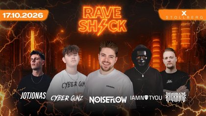 X PRESENTS RAVE/SHOCK | NoiseFlow LIVE | Deutscher Krach, Uptempo, Hardcore & Raw | 17.10.2026