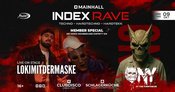 INDEX RAVE – LOKIMITDERMASKE – ONY | 16+ | CLUB INDEX | SCHÜTTORF