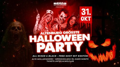 31.10. MEGA HALLOWEEN PARTY IM ALWO CLUB
