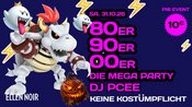 80er 90er 2000er 2010er Mega Party • Keine Kostümpflicht ab P18