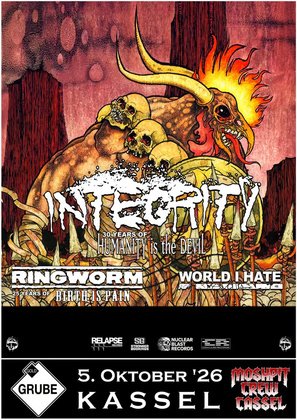 INTEGRITY + RINGWORM + WORLD I HATE @ Goldgrube Kassel