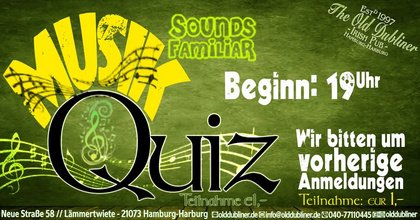 Musik Quiz with SOUNDS FAMILIAR
