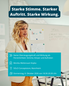 Starke Stimme. Starker Auftritt. Starke Wirkung.