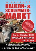 Bauern- & Schlemmermarkt, Bücherflohmarkt, Antik- & Trödelmarkt