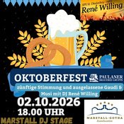 Oktoberfest im Marstall Gotha mit Rene Willing