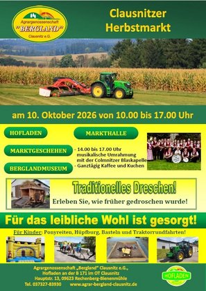 Clausnitzer Herbstmarkt 2026