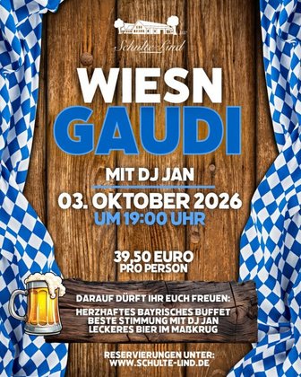 Wiesn-Gaudi mit DJ Jan