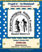 O’zapft is’ – aber bitte im Rheinland! Unser nächster Infostammtisch wird zum Mini-Oktoberf