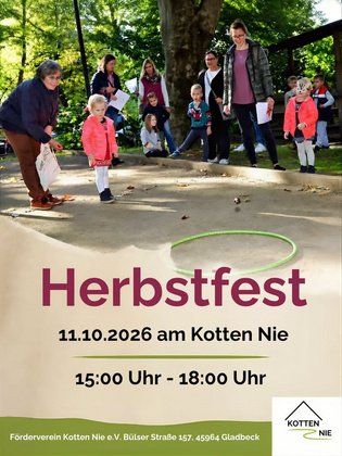 Familiensonntag/Herbstfest am 11.10.2026