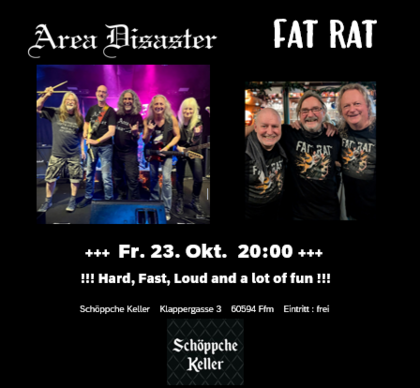 AREA DISASTER & FAT RAT - Hard, Fast, Loud and a lot of fun !!!
