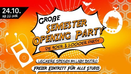 Große Semester Opening Party - 90er/2000er