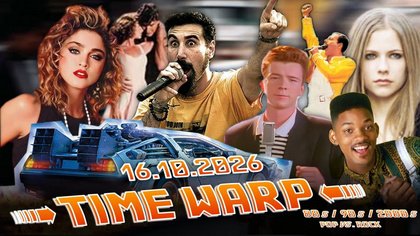 Soli-Party Nr.1:Time Warp 80s-2000s Pop vs. Rock