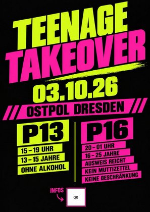 Teenage Takeover // ab 16 Jahre