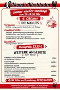 SONNTAG-MITTAG-MENUES