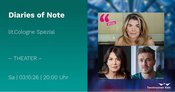 lit.Cologne Spezial – Diaries of Note. Mit Iris Berben, Anke Engelke und Albrecht Schuch