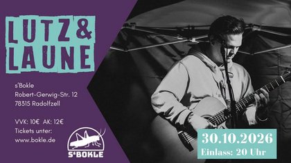Lutz&Laune Solo Loungekonzert