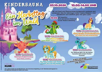 Kindersauna – Ein Herbsttag im Wald!