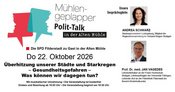 Mühlengeplapper – Polit-Talk in der Alten Mühle