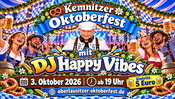 Große Oktoberfestparty mit DJ Happy Vibes in Kemnitz mit K.