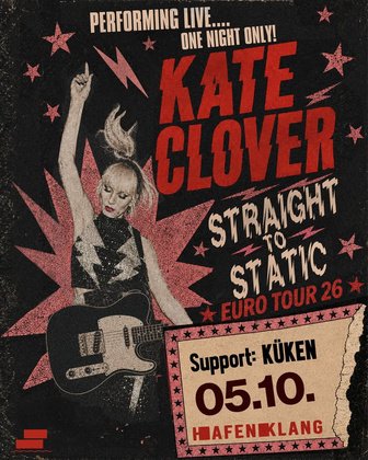 KATE CLOVER (US) + Support: KÜKEN (HH) - Goldener Salon / Hafenklang Hamburg