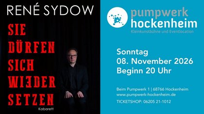 RENÈ SYDOW - Sie dürfen sich wieder setzen
