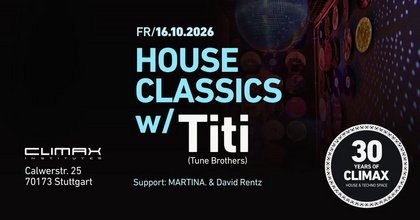 30 Jahre House Classics w/Titi (Tune Brothers)