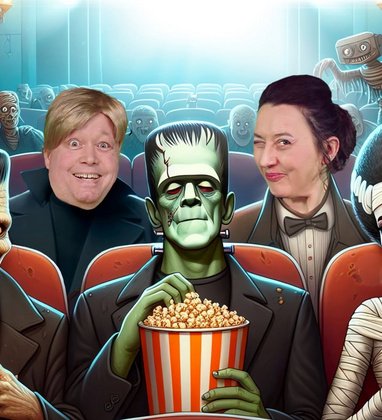 Die wilde Geisterbahn. Eine fantastische Grusel-Film-Revue mit Caroline Keufen und Martin Bross